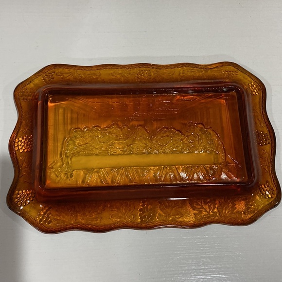 Indiana Glass Vintage Lord’s Supper Tray Plate! - Picture 3 of 5